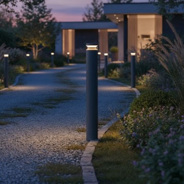 Ideal Lux - LED spoljašnja lampa BOEING LED/14W/230V 100 cm CRI 90 IP65 antracit