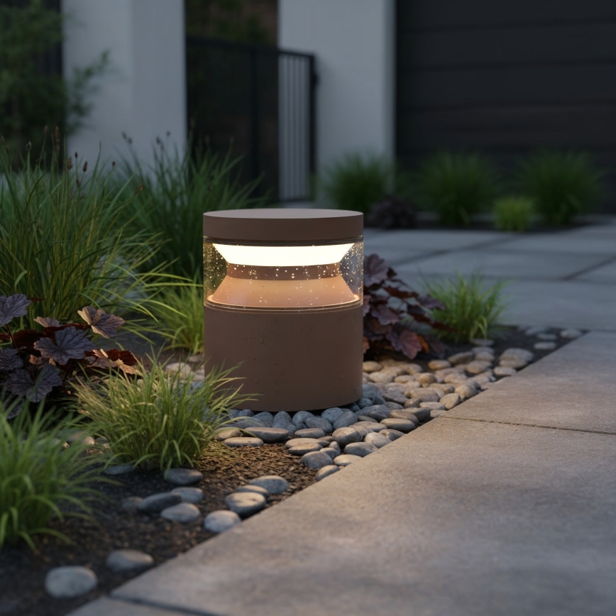 Ideal Lux - LED spoljašnja lampa BOEING LED/14W/230V 15 cm CRI 90 IP65 braon