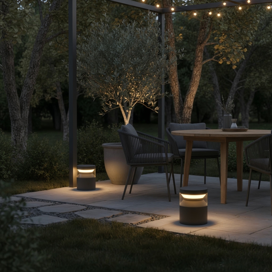 Ideal Lux - LED spoljašnja lampa BOEING LED/14W/230V 15 cm CRI 90 IP65 crna
