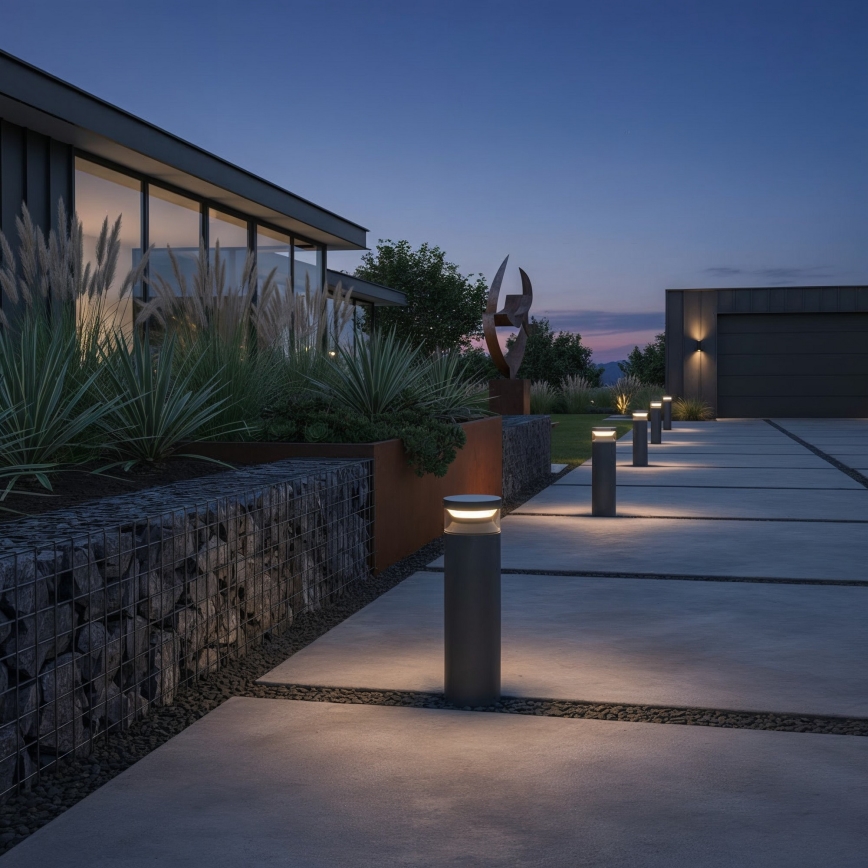 Ideal Lux - LED spoljašnja lampa BOEING LED/14W/230V 40 cm CRI 90 IP65 crna