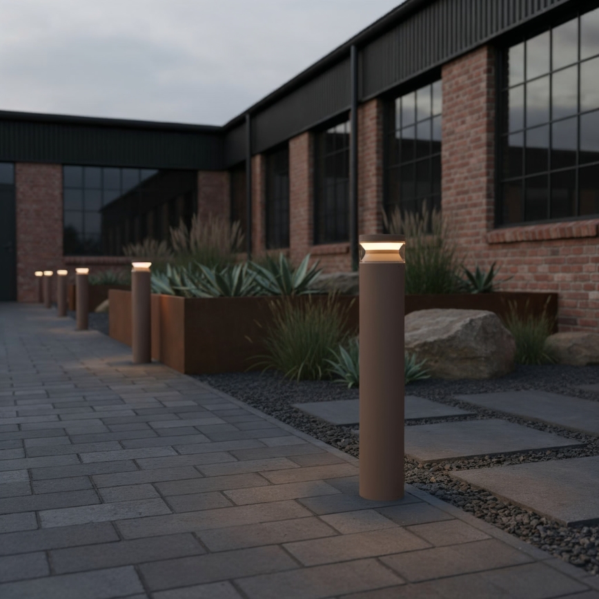 Ideal Lux - LED spoljna lampa BOEING LED/14W/230V prečnika 70 cm CRI 90 IP65 braon