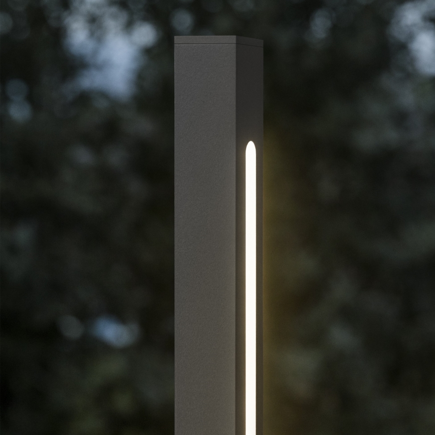 Ideal Lux - LED spoljašnja lampa JEDI LED/19W/230V 120 cm CRI 90 IP65 antracit