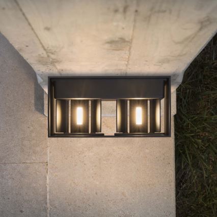 Ideal Lux - LED spoljno zidno svetlo ATOM LED/25W/230V CRI 90 IP54 antracit