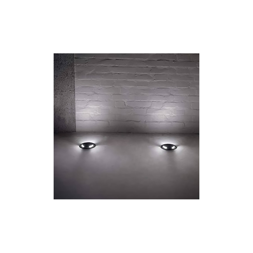 Ideal Lux - LED spoljašnje ugradno prilazno svetlo CECI 1xGU10/4,5W/230V IP67 crno