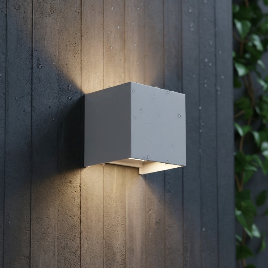 Ideal Lux - LED spoljašnja zidna svetiljka ATOM LED/12W/230V CRI 90 IP54 bela