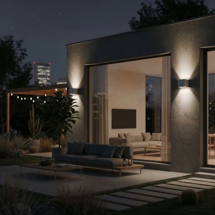 Ideal Lux - LED spoljašnja zidna svetiljka ATOM LED/12W/230V CRI 90 IP54 bela