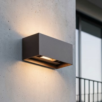 Ideal Lux - LED spoljašnje zidno svetlo ATOM LED/25W/230V CRI 90 IP54 crna