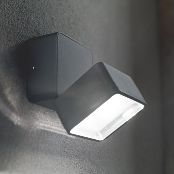 Ideal Lux - LED spoljašnje zidno svetlo OMEGA LED/7W/230V CRI 90 IP54 antracit