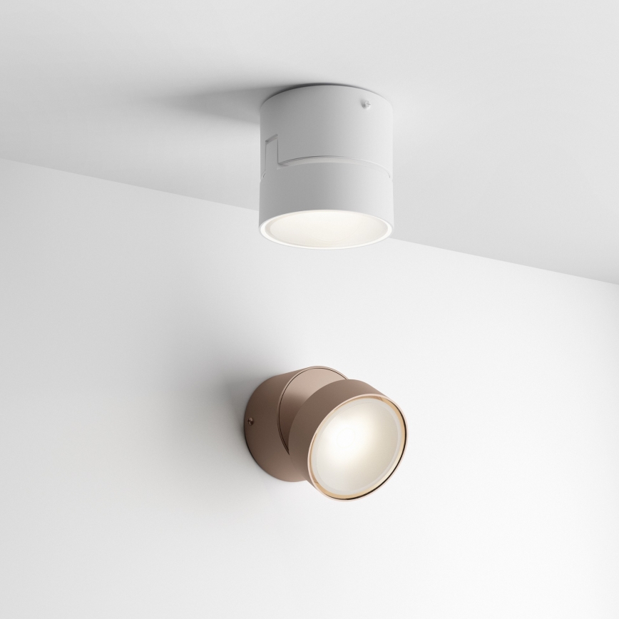 Ideal Lux - LED spoljašnje zidno svetlo OMEGA LED/7W/230V CRI 90 IP54 smeđa