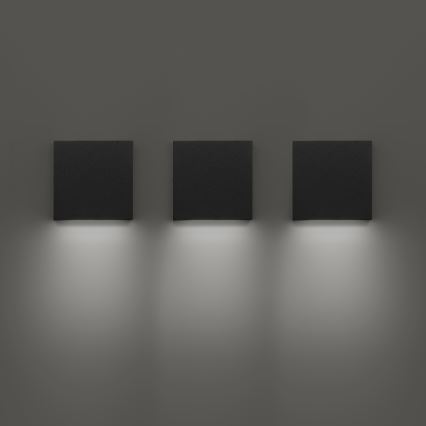 Ideal Lux - LED spoljašnje zidno svetlo POST-IT LED/3W/12V CRI 90 crna