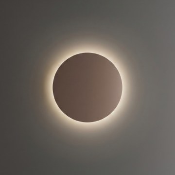 Ideal Lux - LED spoljašnje zidno svetlo PUNTO LED/12W/230V CRI 90 prečnik 24 cm IP54 braon