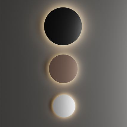 Ideal Lux - LED spoljašnje zidno svetilo PUNTO LED/9W/230V CRI 90, prečnik 18 cm, IP54, braon