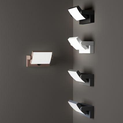 Ideal Lux - LED spoljašnja zidna svetiljka sa senzorom SWIPE LED/21W/230V CRI 90 IP54 antracitna