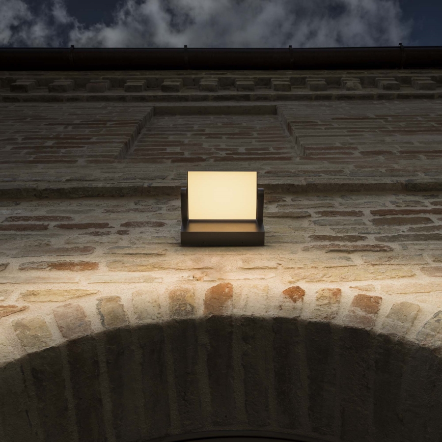 Ideal Lux - LED spoljašnja zidna svetiljka SWIPE LED/21W/230V CRI 90 IP54 antracit