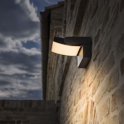Ideal Lux - LED spoljašnja zidna svetiljka SWIPE LED/21W/230V CRI 90 IP54 antracit