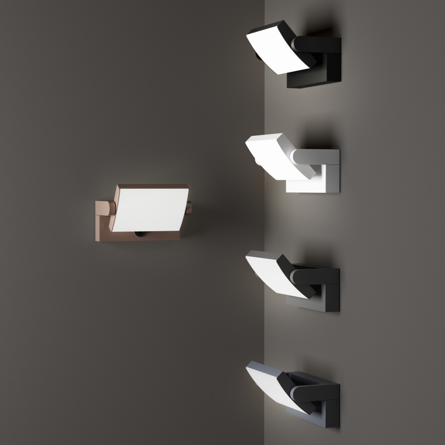 Ideal Lux - LED spoljašnja zidna svetiljka SWIPE LED/21W/230V CRI 90 IP54 antracit