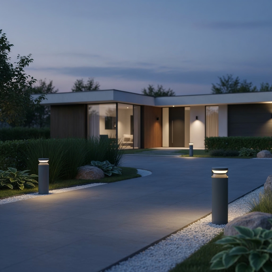 Ideal Lux - LED spoljašnja svetiljka BOEING LED/14W/230V 40 cm CRI 90 IP65 antracit