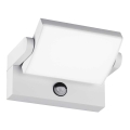 Ideal Lux - LED spoljna zidna lampa sa senzorom SWIPE LED/21W/230V CRI 90 IP54 bela