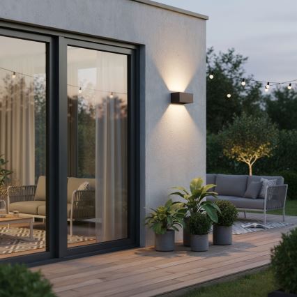 Ideal Lux - ATOM LED spoljašnje zidno svetlo/25W/230V CRI 90 IP54 braon