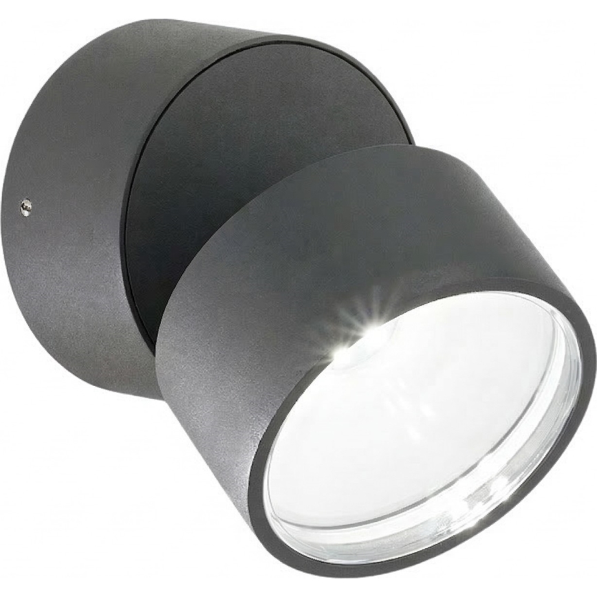 Ideal Lux - LED spoljašnje zidno svetlo OMEGA LED/7W/230V CRI 90 IP54 antracit