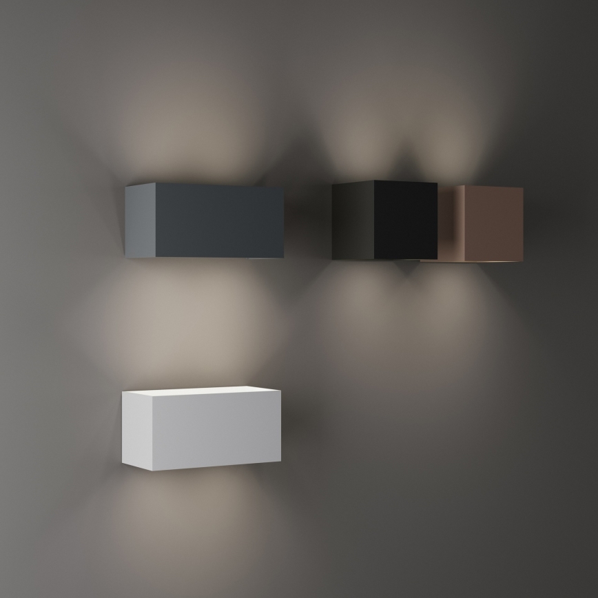 Ideal Lux - LED spoljno zidno svetlo ATOM LED/12W/230V CRI 90 IP54 braon