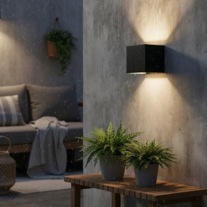 Ideal Lux - LED spoljašnje zidno svetlo ATOM LED/12W/230V CRI 90 IP54 crna