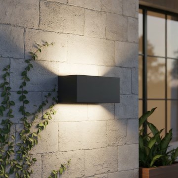 Ideal Lux - LED spoljno zidno svetlo ATOM LED/25W/230V CRI 90 IP54 antracit