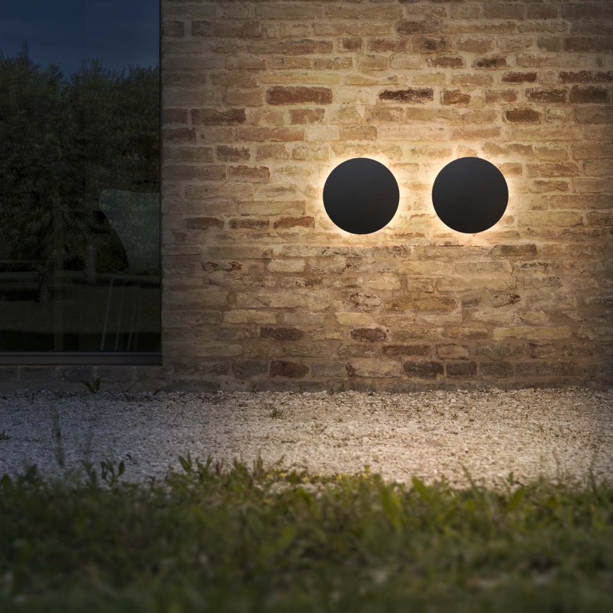 Ideal Lux - LED spoljašnje zidno svetlo PUNTO LED/9W/230V CRI 90 prečnik 18 cm IP54 crno