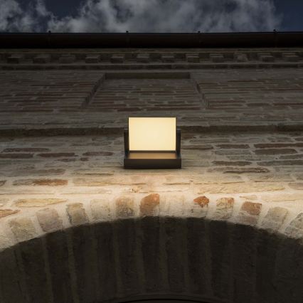 Ideal Lux - LED spoljašnja zidna svetiljka SWIPE LED/21W/230V CRI 90 IP54 braon