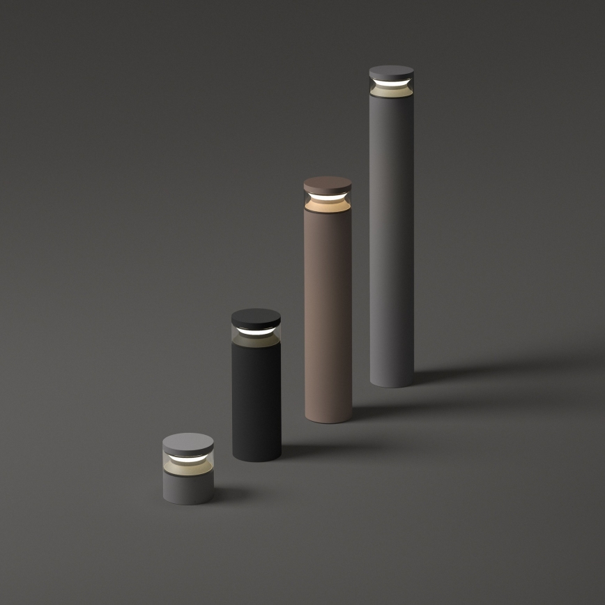 Ideal Lux - LED spoljašnja lampa BOEING LED/14W/230V 40 cm CRI 90 IP65 braon