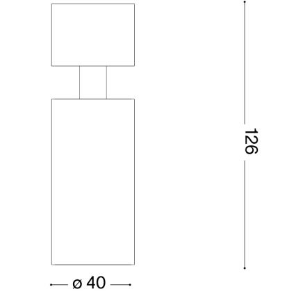 Ideal Lux - LED spot svetiljka DYNAMITE 1xGU10/7W/230V CRI 90 mesing