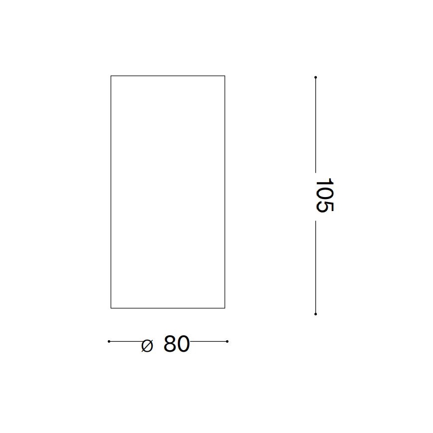 Ideal Lux - LED spot svetiljka NITRO LED/10W/230V prečnik 8 cm CRI 90 crna