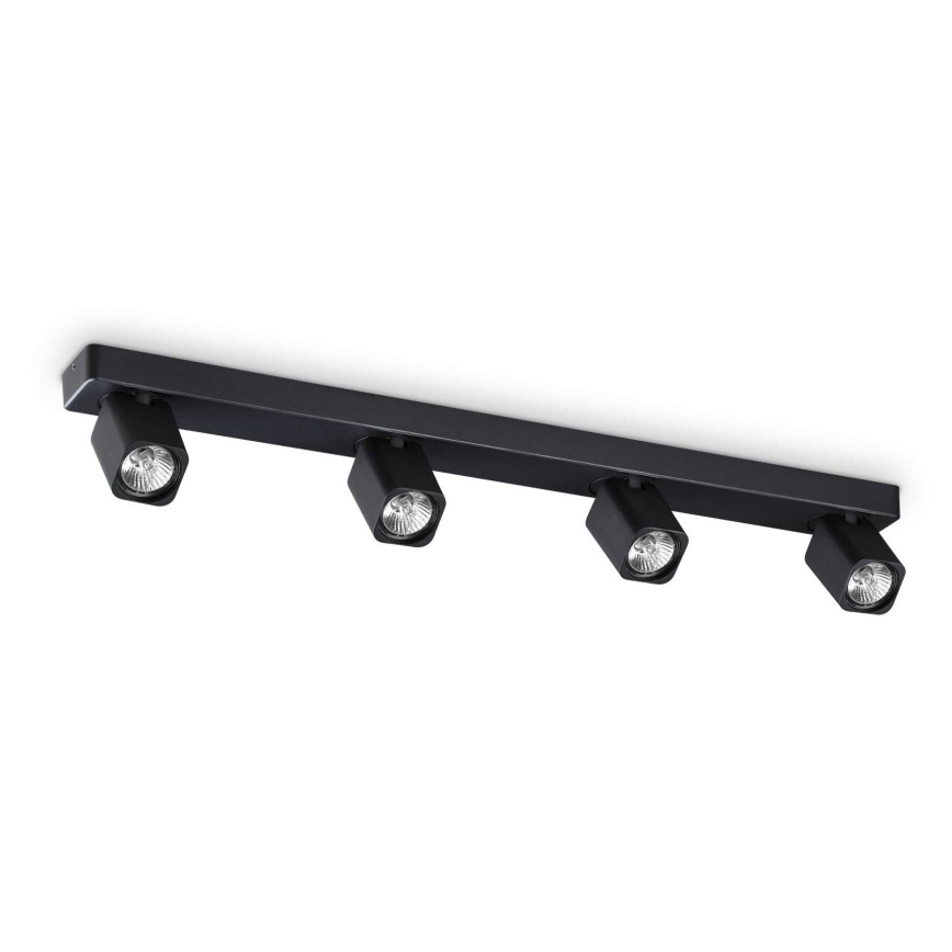 Ideal Lux - LED reflektorsko svetlo RUDY 4xGU10/7W/230V CRI 90 crna