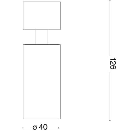 Ideal Lux - LED spot svetlo DYNAMITE 1xGU10/7W/230V CRI 90 bela