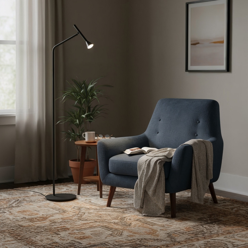 Ideal Lux - LED stojeća lampa DIESIS LED/4,5W/230V CRI 95 crna