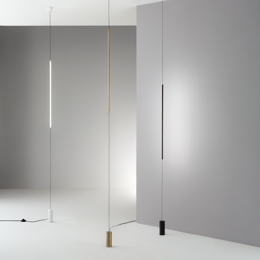 Ideal Lux - LED stojeća lampa FILO LED/14W/230V 2700K CRI 90 mesing