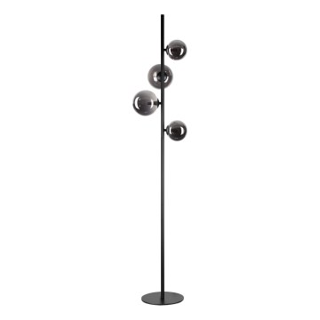 Ideal Lux - LED stojeća lampa PERLAGE 4xG9/3W/230V crna/dimljena crna