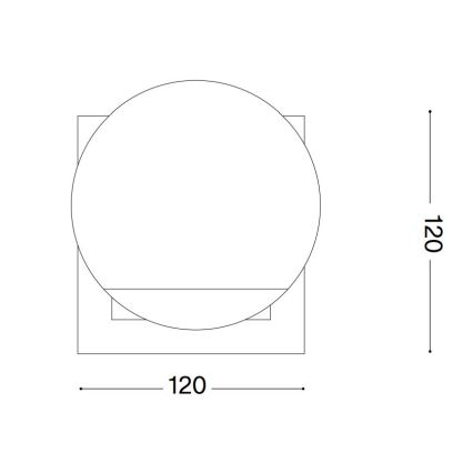 Ideal Lux - LED stona lampa ANGOLO 1xG9/3W/230V crna