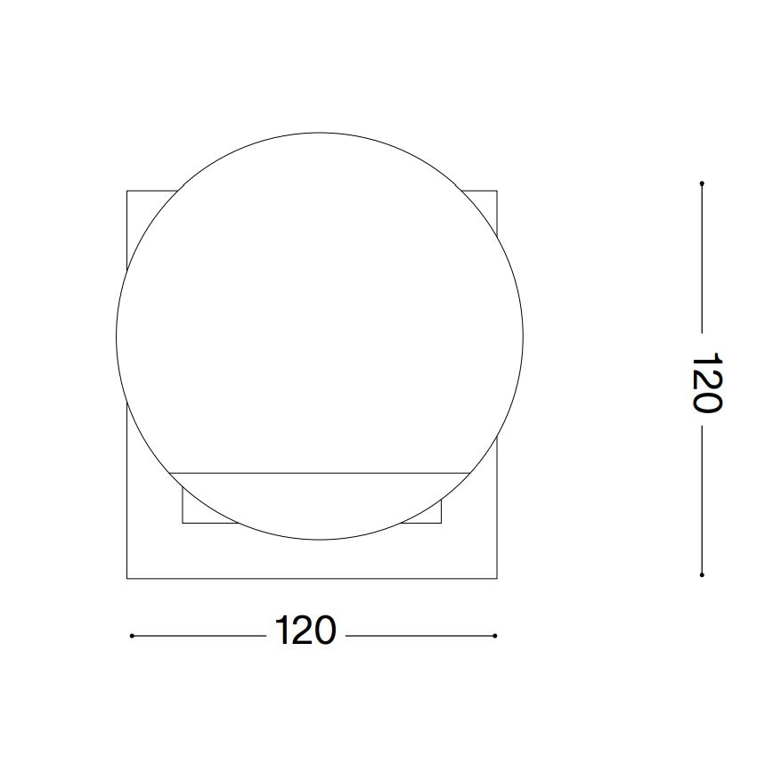 Ideal Lux - LED stona lampa ANGOLO 1xG9/3W/230V mesing