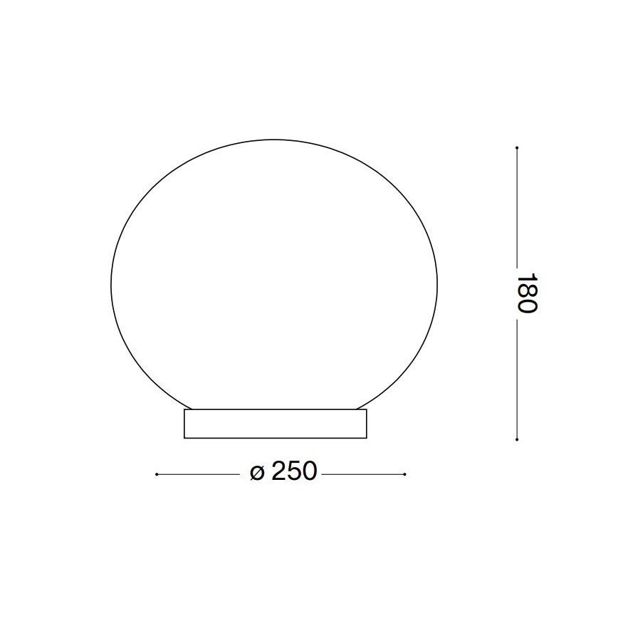 Ideal Lux - LED stona lampa CANDY 1xG9/3W/230V prečnika 25 cm bela