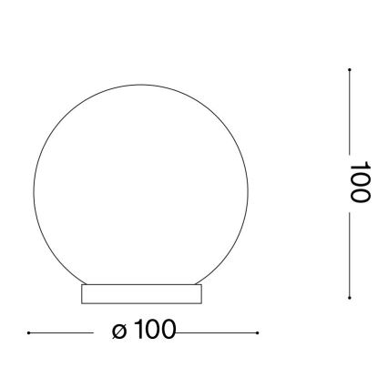 Ideal Lux - LED stona lampa MAPA 1xG9/3W/230V prečnik 10 cm bela