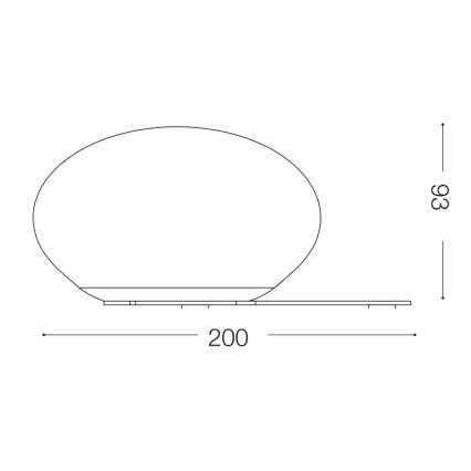 Ideal Lux - LED stona lampa NINFEA 1xGX53/9W/230V zlatna