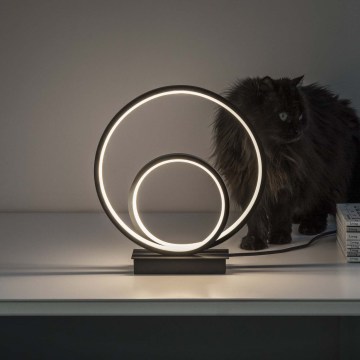 Ideal Lux - LED stona lampa OZ LED/22W/230V CRI 90 crna