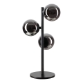 Ideal Lux - LED stona lampa PERLAGE 3xG9/3W/230V crna/zadimljena crna