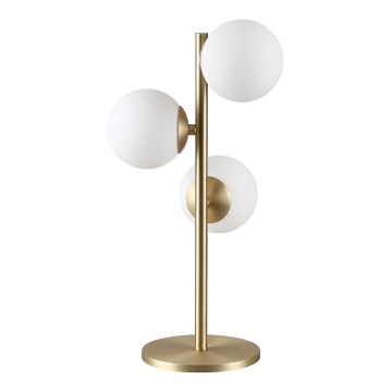 Ideal Lux - LED stona lampa PERLAGE 3xG9/3W/230V zlatna/bela