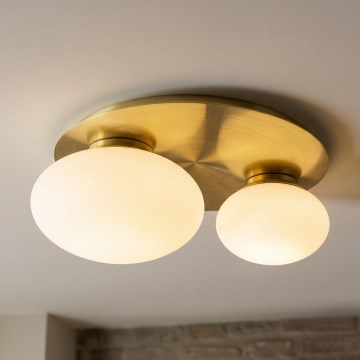 Ideal Lux - LED stropno svetlo NINFEA 2xGX53/9W/230V zlatna