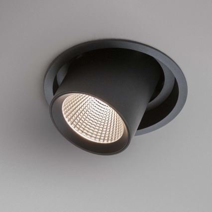 Ideal Lux - Ugradno LED spot svetlo NOVA LED/12W/230V 4000K CRI 90, prečnik 10 cm, crno