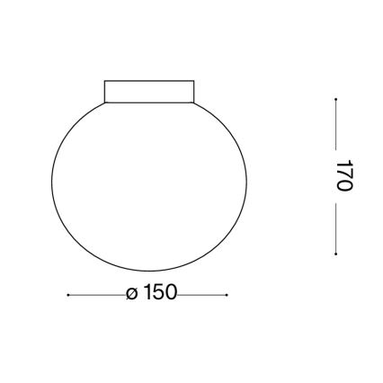 Ideal Lux - LED zidna lampa MAPA 1xG9/3W/230V prečnika 15 cm bela