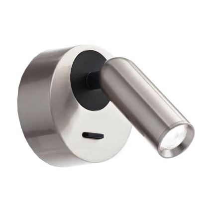 Ideal Lux - LED zidna spot svetiljka BEAN LED/3W/230V CRI 90, sjajni hrom