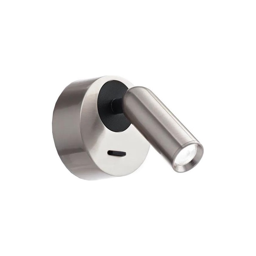 Ideal Lux - LED zidna spot svetiljka BEAN LED/3W/230V CRI 90, sjajni hrom